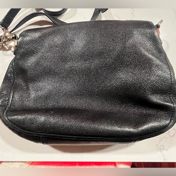 Michael Kors Black Soft Leather Bedford Tassel Crossbody Shoulder Bag - Picture 6 of 8